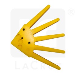 INTAPO54G - Recambio para escardador de dedos para viña - Ø 54 cm - versión amarilla