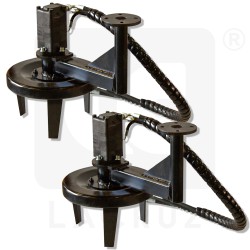 INTCE4 - Par de gradas rotativa derecha  Ø 40 cm a 3 dientes